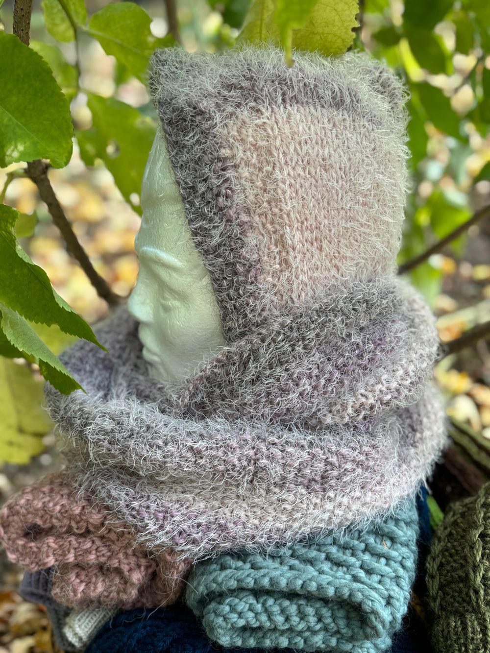 Hooded infinity scarf