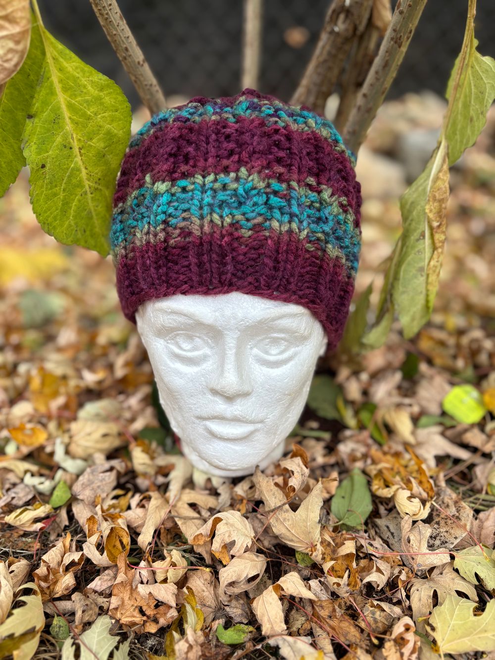 Ribbed design Beanie